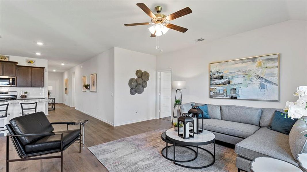 Furnished interior view inside a new home in Bel Air Village, Sherman (Image 24).