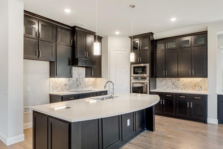Furnished interior view inside a new home in Hayes Crossing, Midlothian (Image 13).