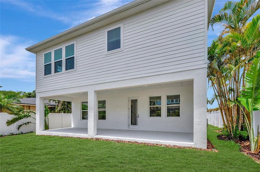 Exterior details and patio area of a home in South Tampa - Urban Collection, Tampa (Image 3).