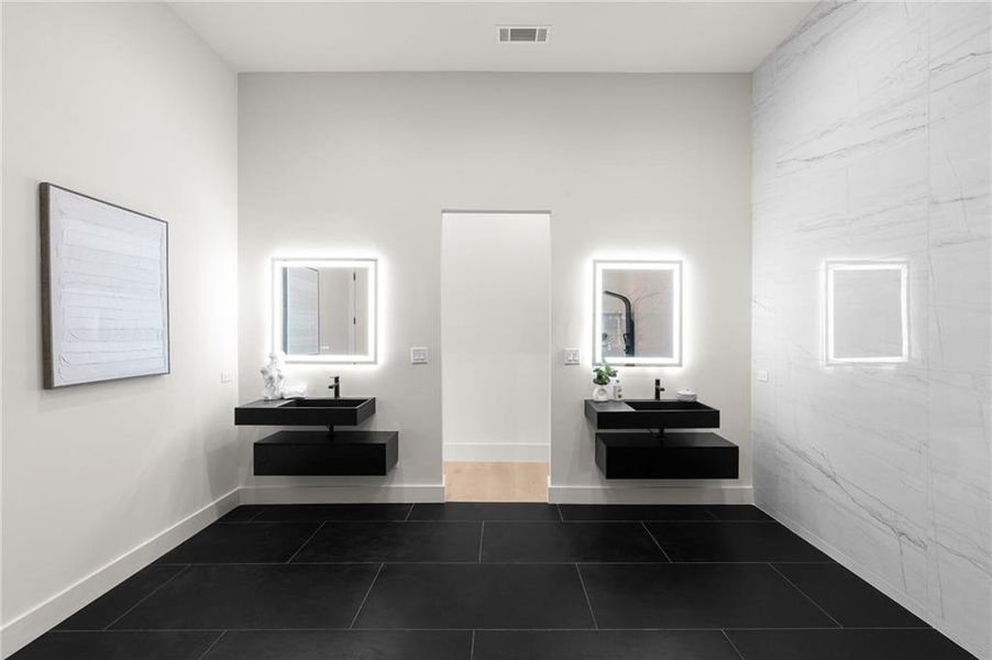 Furnished interior view inside a new home in , Atlanta (Image 50).