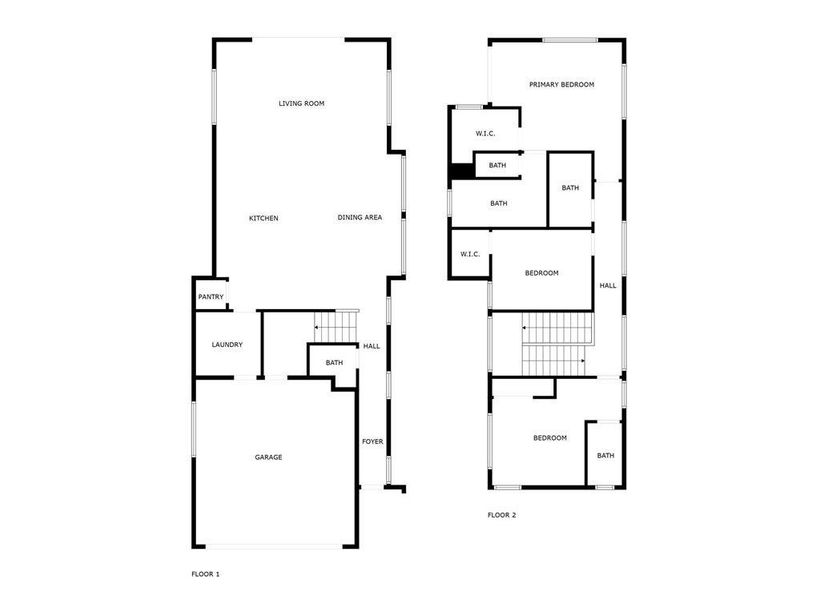 View of floor plan / room layout