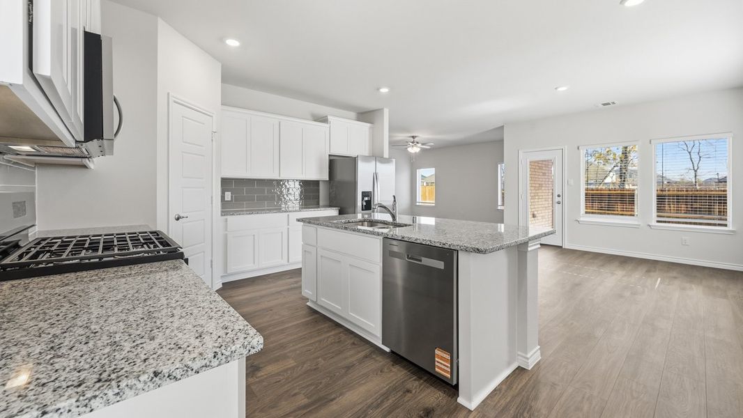 Representative furnished interior of a home built from the Sage by D.R. Horton in Winchester Crossing, Princeton (Image 5).
