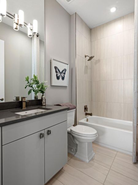 Furnished interior view inside a new home in PGA Village Verano, Port St. Lucie (Image 22).