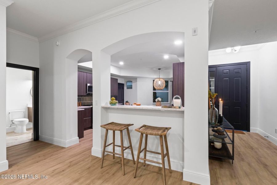 Furnished interior view inside a new home in , Palm Coast (Image 16).