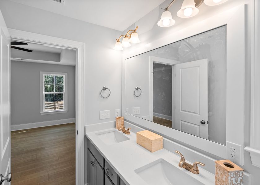 Furnished interior view inside a new home in Osprey Landing, Southport (Image 18).