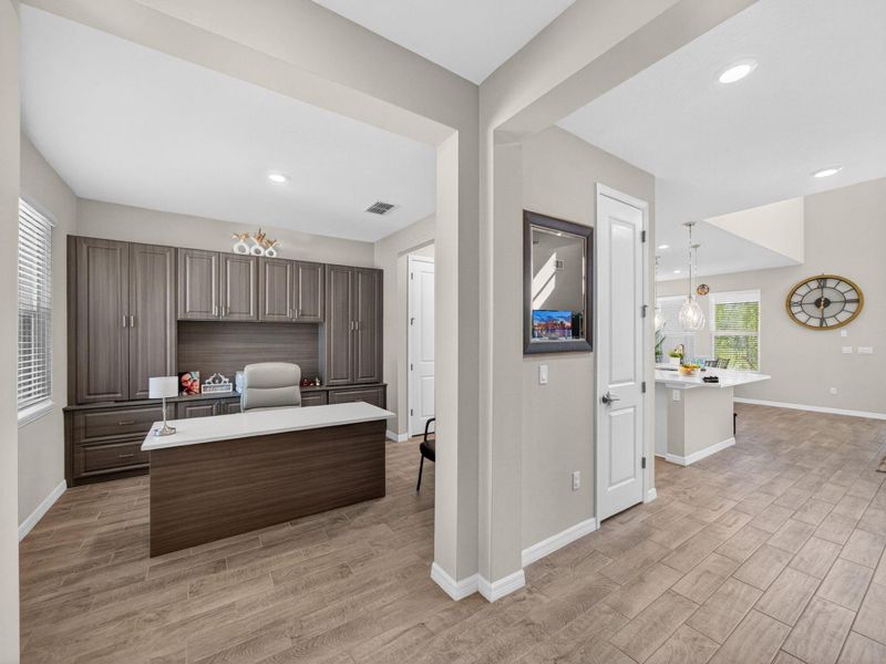 Furnished interior view inside a new home in , Port St. Lucie (Image 30).