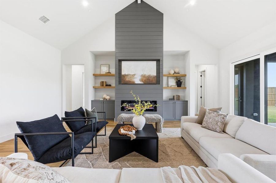 Furnished interior view inside a new home in , Red Oak (Image 7).