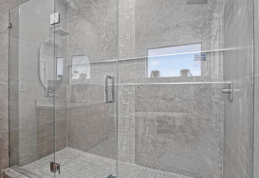 Double shower - master Double shower - master