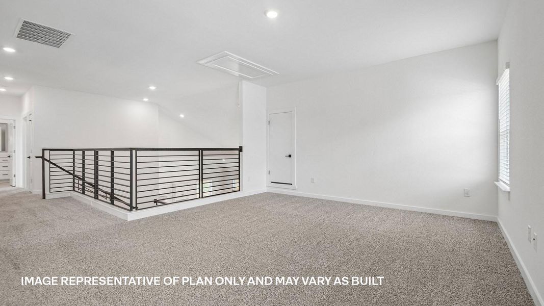 Spacious, unfurnished interior of a new home in Rosenbusch Ranch, Leander (Image 32). Spacious, unfurnished interior of a new home in Rosenbusch Ranch, Leander (Image 32).