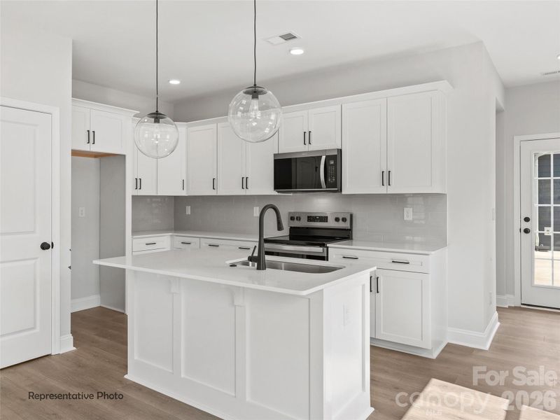 Furnished interior view inside a new home in , Asheville (Image 12).