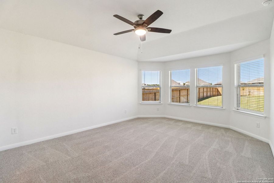 Spacious, unfurnished interior of a new home in Legendary Trails - Classic Series, Cibolo (Image 37). Spacious, unfurnished interior of a new home in Legendary Trails - Classic Series, Cibolo (Image 37).