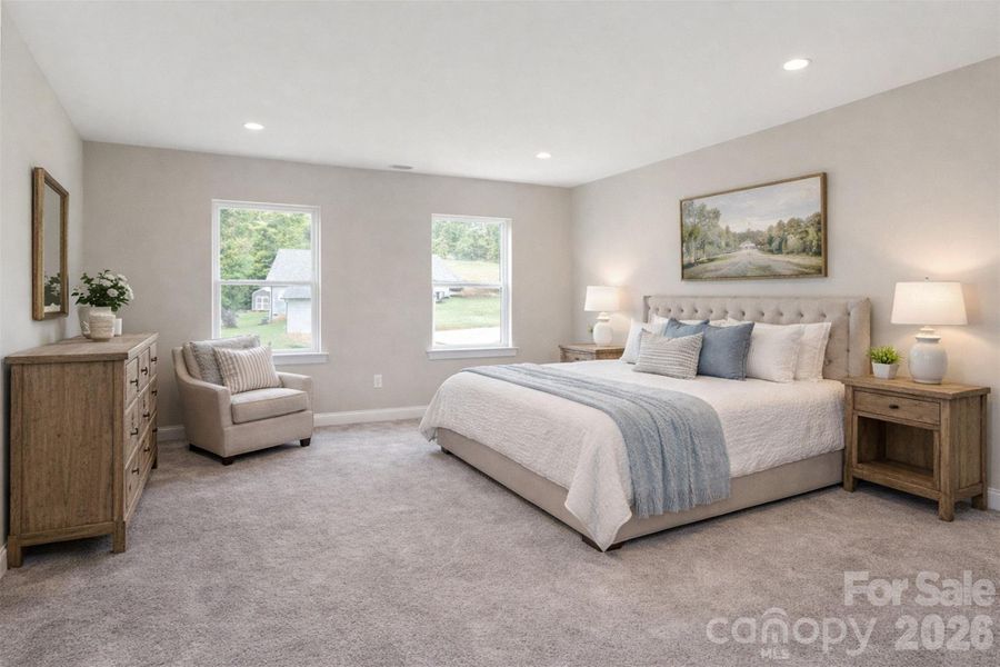 Furnished interior view inside a new home in , Statesville (Image 4).