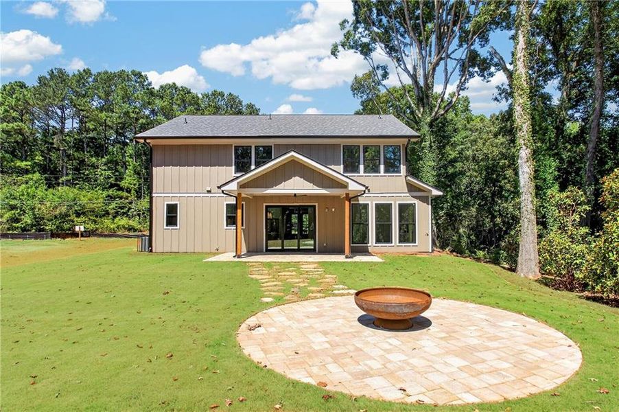 Exterior details and patio area of a home in , Stone Mountain (Image 41). Exterior details and patio area of a home in , Stone Mountain (Image 41).
