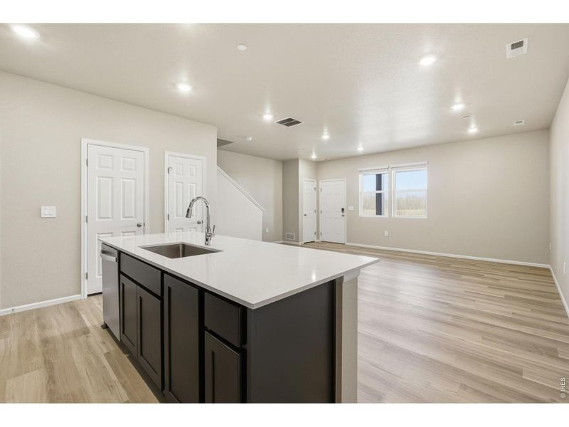 Furnished interior view inside a new home in Poudre Heights: The Meadow Collection, Windsor (Image 4).