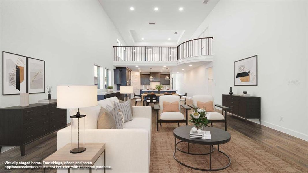 Furnished interior view inside a new home in Cambridge Crossing, Celina (Image 12).