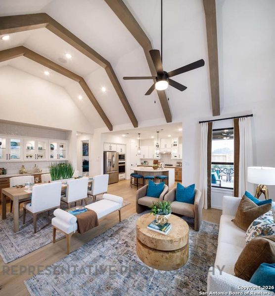 Furnished interior view inside a new home in Meyer Ranch, New Braunfels (Image 33).