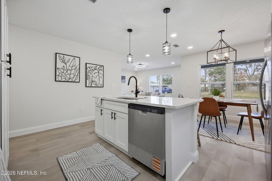 Furnished interior view inside a new home in , Jacksonville (Image 12).