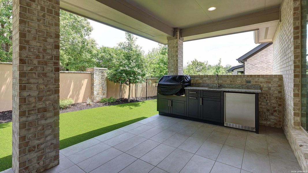 Exterior details and patio area of a home in The Dominion, San Antonio (Image 4). Exterior details and patio area of a home in The Dominion, San Antonio (Image 4).