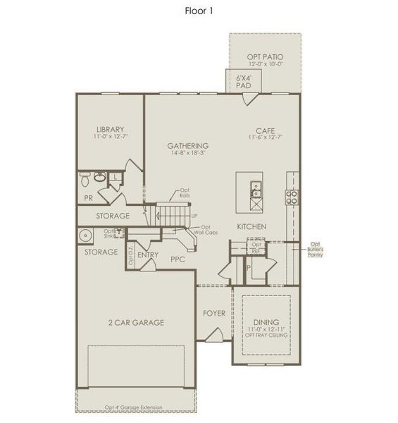 2D floor plan layout of this home in Reunion, Flowery Branch, GA (Image 2). 2D floor plan layout of this home in Reunion, Flowery Branch, GA (Image 2).