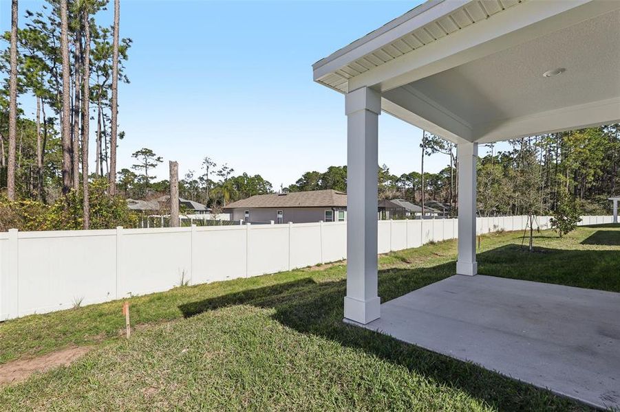 Exterior details and patio area of a home in , Palm Coast (Image 20).