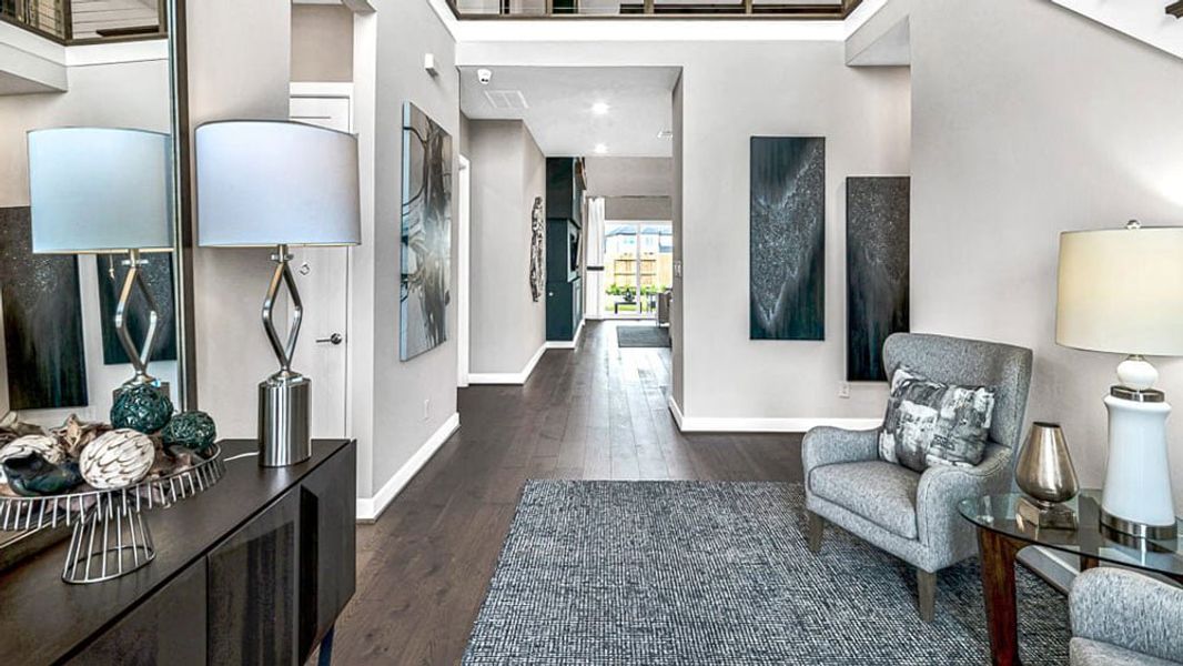 Representative furnished interior of a home built from the Regatta by Taylor Morrison in Avalon at Friendswood, Friendswood (Image 3).