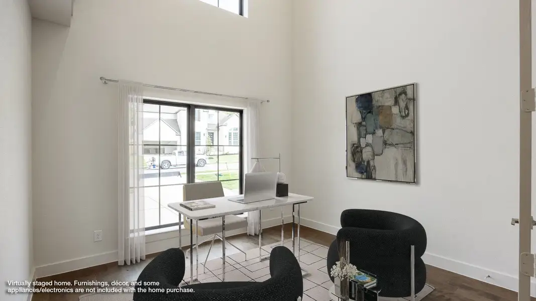 Furnished interior view inside a new home in Palmera Ridge 70', Leander (Image 7).