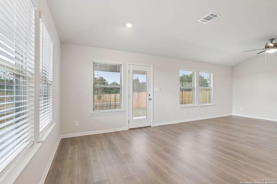 Spacious, unfurnished interior of a new home in Legendary Trails - Classic Series, Cibolo (Image 31).