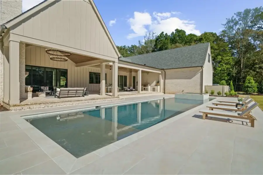 Exterior details and patio area of a home in , Milton (Image 31).