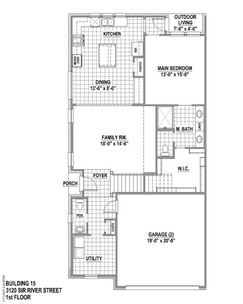 TH Building 15 Unit 1 W 1st Floor
