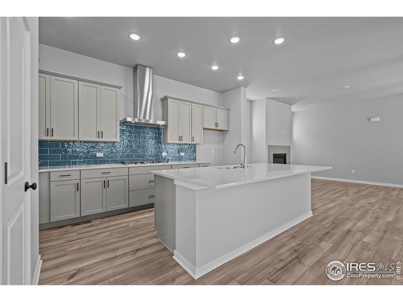 Furnished interior view inside a new home in Kinston Cottage, Loveland (Image 8). Furnished interior view inside a new home in Kinston Cottage, Loveland (Image 8).