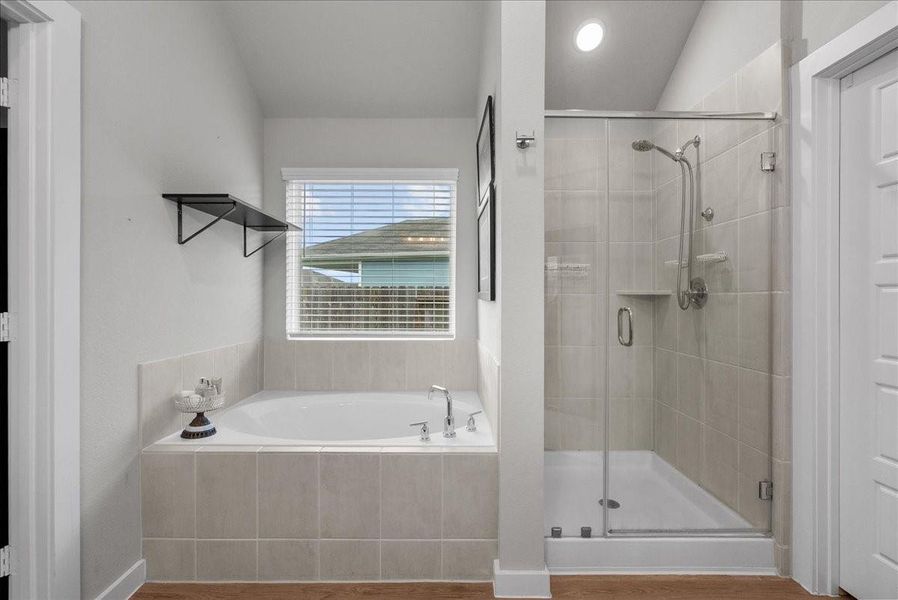 Furnished interior view inside a new home in Mustang Crossing, Alvin (Image 28).