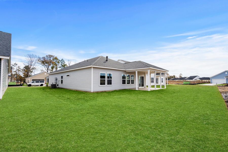 Exterior details and patio area of a home in , Summerville (Image 4). Exterior details and patio area of a home in , Summerville (Image 4).