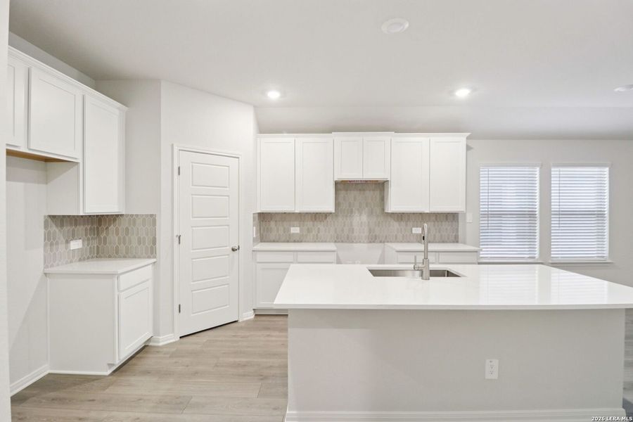Furnished interior view inside a new home in Kallison Ranch, San Antonio (Image 11).