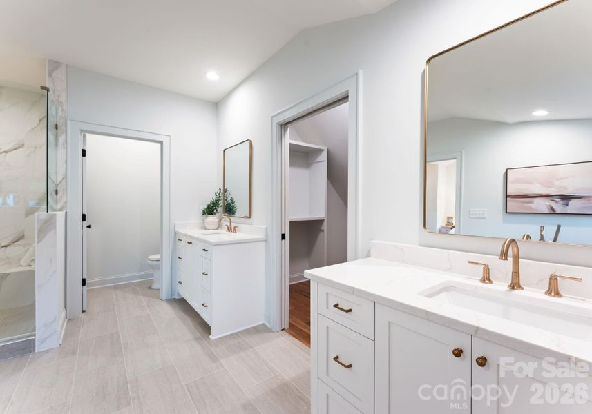 Furnished interior view inside a new home in , Charlotte (Image 18).