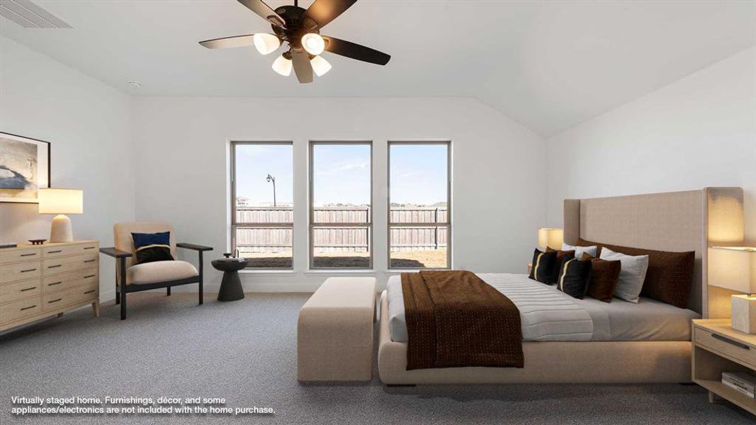 Furnished interior view inside a new home in Devonshire - Reserve 50', Forney (Image 11).