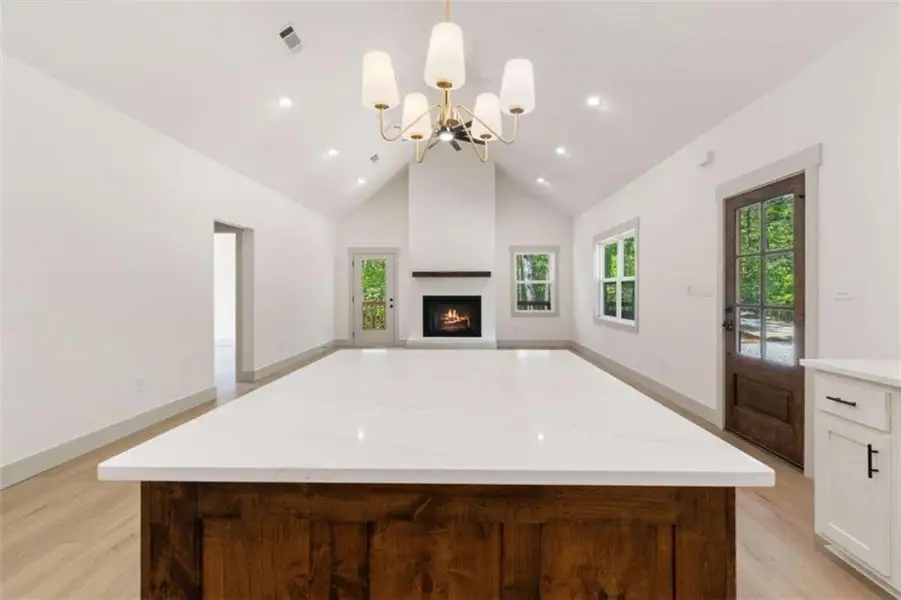 Furnished interior view inside a new home in , Ellijay (Image 11).