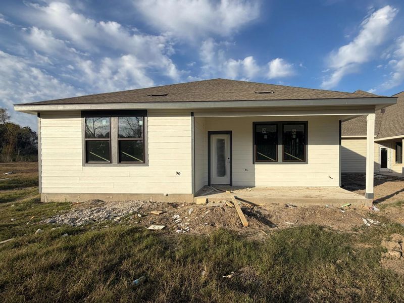 Construction Progress - Back Patio Construction Progress - Back Patio