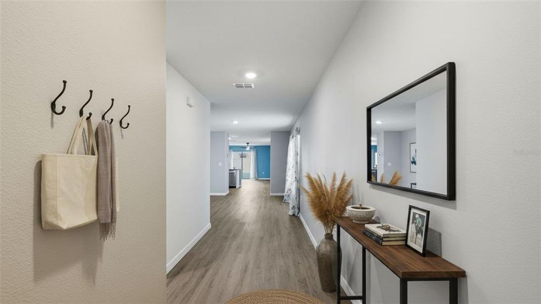 Furnished interior view inside a new home in Northwater at Two Rivers, Zephyrhills (Image 8).