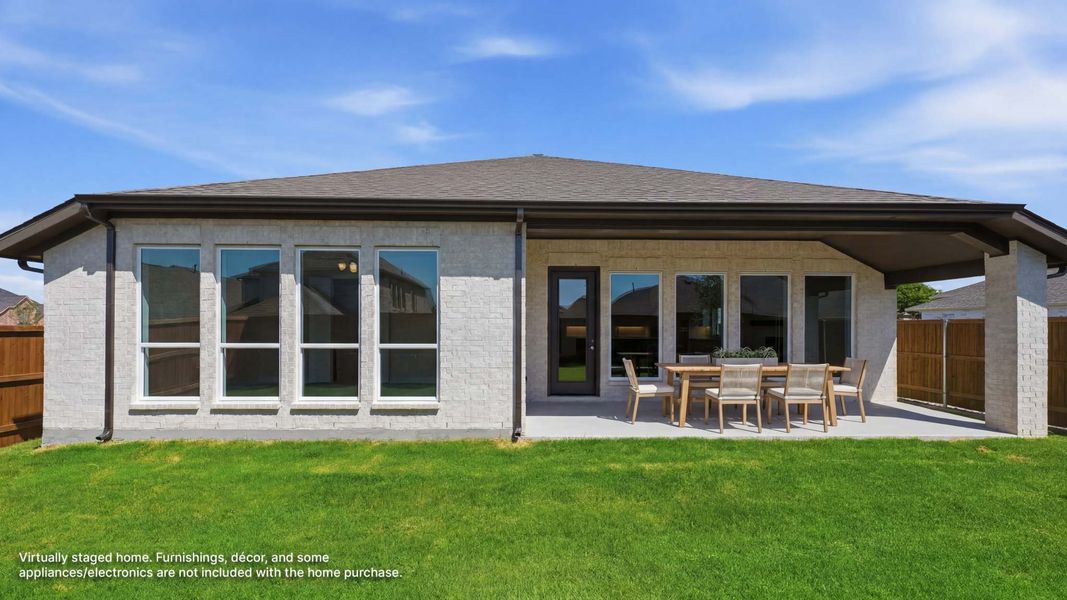 Exterior details and patio area of a home in Devonshire, Forney (Image 2). Exterior details and patio area of a home in Devonshire, Forney (Image 2).