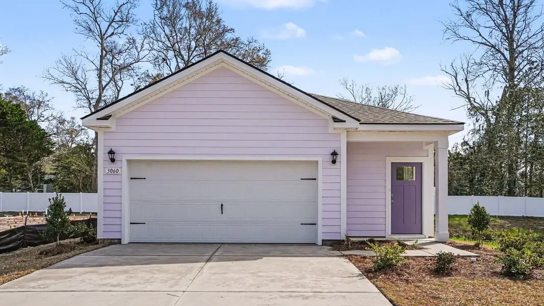 Representative exterior photo of a completed home built from the Downing by D.R. Horton in Summerville, Darlington, SC (Image 9). Representative exterior photo of a completed home built from the Downing by D.R. Horton in Summerville, Darlington, SC (Image 9).