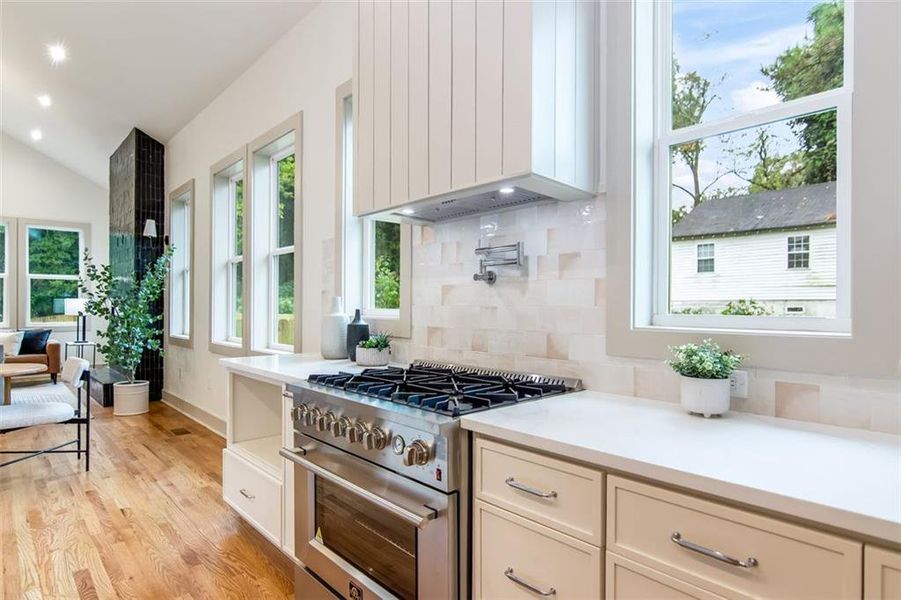 Furnished interior view inside a new home in , Atlanta (Image 4).