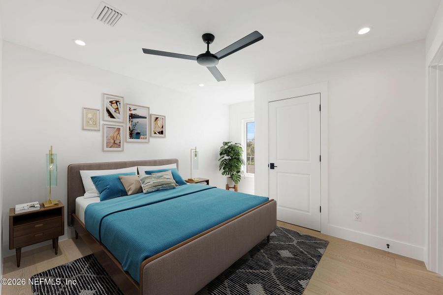 Furnished interior view inside a new home in , Jacksonville Beach (Image 10).