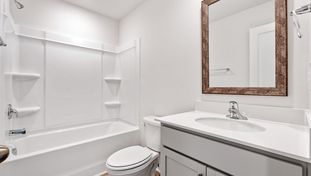 Representative furnished interior of a home built from the BRANDON by D.R. Horton in Gibson Grove, Laurens (Image 11).