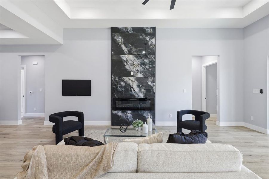 Furnished interior view inside a new home in , Arlington (Image 18).