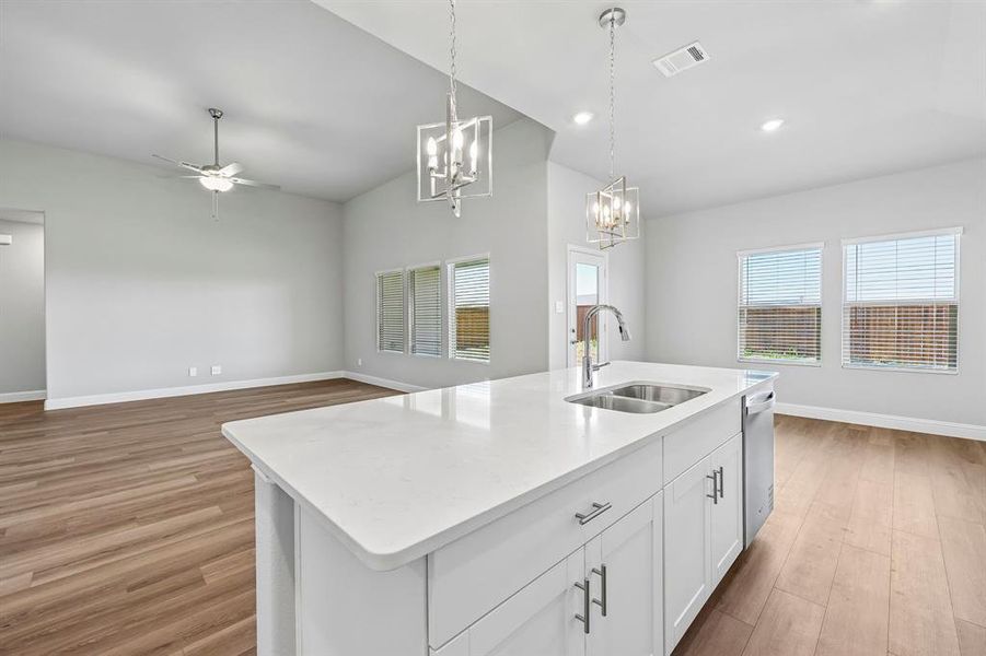 Furnished interior view inside a new home in Lakehaven - Premier Series, Farmersville (Image 13).