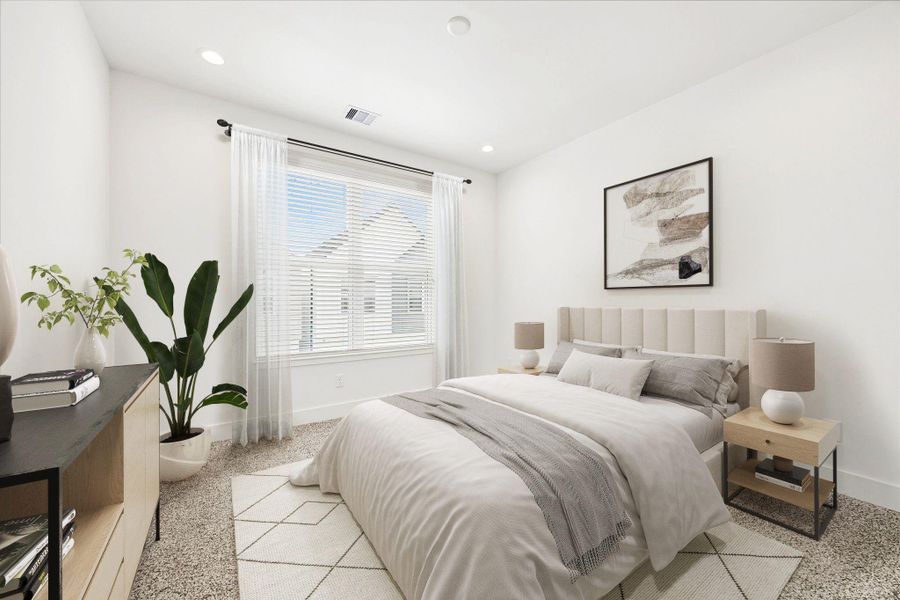 Furnished interior view inside a new home in , Houston (Image 21).