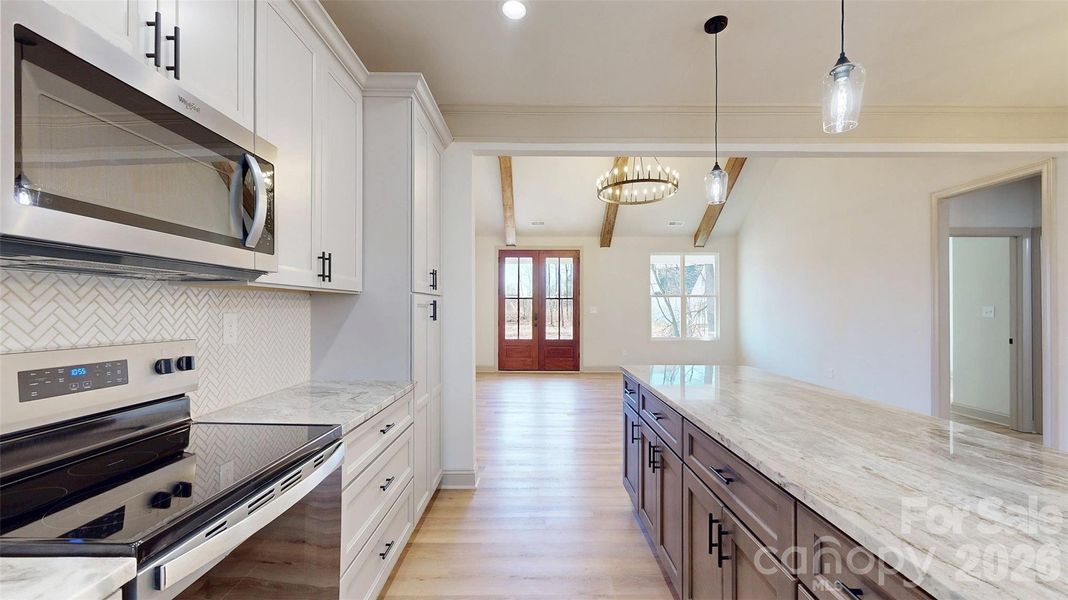 Furnished interior view inside a new home in , Monroe (Image 4).