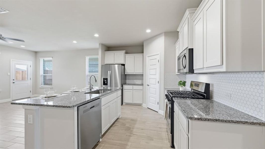 Furnished interior view inside a new home in Legado, Cleburne (Image 5).
