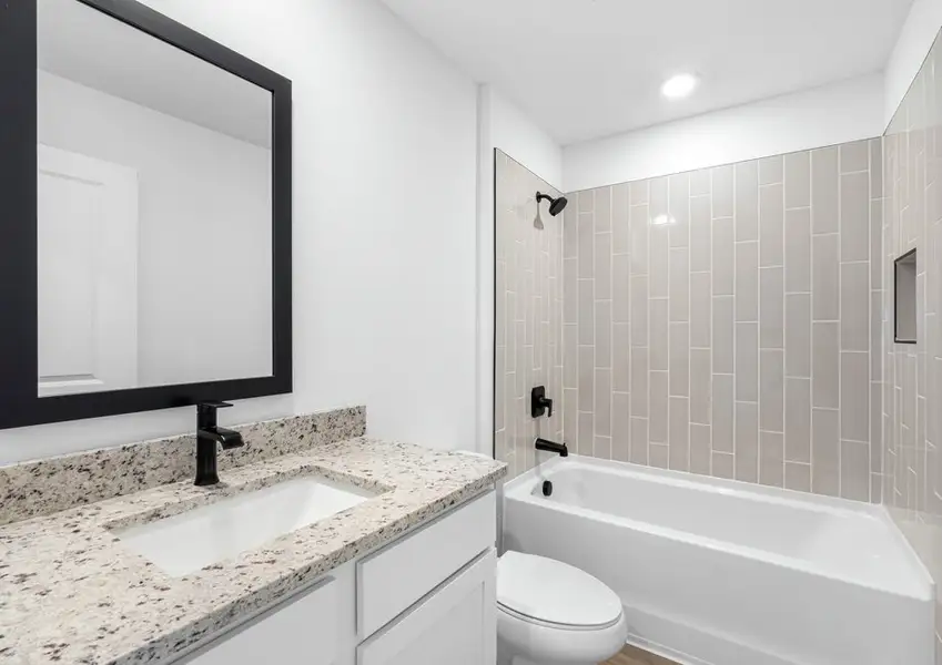 Secondary bathroom
