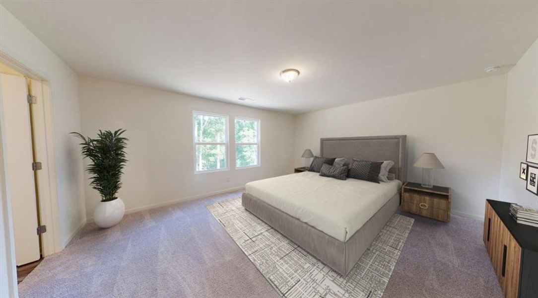 Furnished interior view inside a new home in Kendall Grove, McDonough (Image 6). Furnished interior view inside a new home in Kendall Grove, McDonough (Image 6).